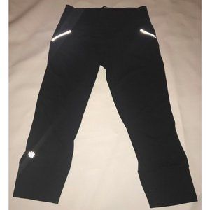 Athleta Relay Capri Pants Womens Size XS Black #862109